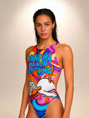 Maillot une pièce femme d'entraînement PINUP 512PF - Benissimo