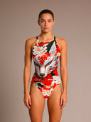 Maillot une pièce femme d'entraînement IBIZA 172I - Kitsune