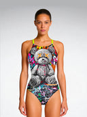 Maillot une pièce femme d'entraînement IBIZA 174IF - Psycho