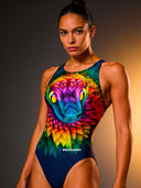 Maillot une pièce femme d'entraînement PINUP 545PF - Samba