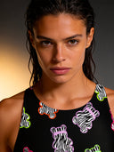 Maillot une pièce femme d'entraînement PINUP 490PF - Abibò