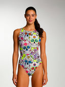 Maillot une pièce femme d'entraînement PINUP 250PF - Crânes Mexique