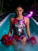 Maillot une pièce femme d'entraînement PINUP 505P - Tigrosa