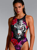 Maillot une pièce femme d'entraînement PINUP 505P - Tigrosa