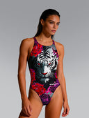 Maillot une pièce femme d'entraînement PINUP 505P - Tigrosa