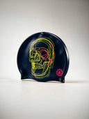 Bonnet de bain en silicone 185CS - Crâne abstrait