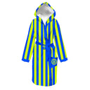 Peignoir - 29ACF Rayé jaune et turquoise