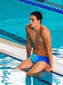 Collant homme d'entraînement ALASKA 004AF - Turquoise