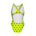 Costume intero bambina da allenamento PINUP 560PF Angioletti, vista posteriore