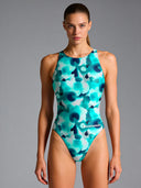 Costume intero donna da allenamento PINUP 530PF - Camouflage, vista frontale