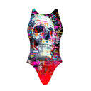 Costume intero donna da allenamento Pinup 534P - Glitch