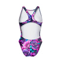 Costume intero donna da allenamento PINUP 554PF -Greyskull, vista posteriore