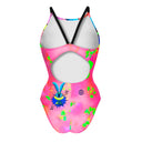 Costume intero donna da allenamento IBIZA 235IF - Bunny, vista posteriore
