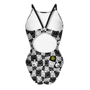 Costume intero donna da allenamento IBIZA 237I - Fumetto, vista posteriore