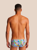Slip de natation homme entraînement H2OTTO 442HF - Pop squares