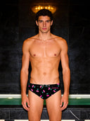 Slip de natation homme d'entraînement H2OTTO 445HF - Cerises