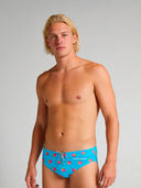 Slip de natation homme d'entraînement H2OTTO 447HF - Framboises