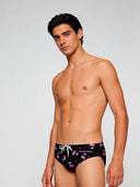 Slip de natation homme d'entraînement H2OTTO 445HF - Cerises