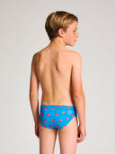 Slip de natation enfant d'entraînement H2OTTO 447HF - Framboises