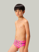 Slip de natation enfant d'entraînement H2OTTO 446HF - Canards rayés