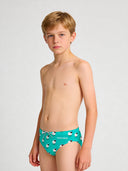 Slip de natation enfant d'entraînement H2OTTO 443HF - Mouton noir