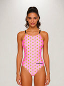 Maillot une pièce femme entraînement IBIZA 246IF - Banane