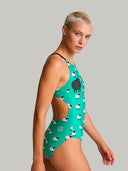 Maillot une pièce femme entraînement IBIZA 248IF - Mouton noir