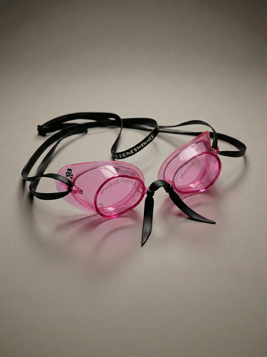 Lunettes suédoises avec silicone Soft Frame — Rose clair