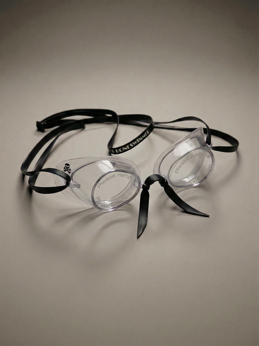 Lunettes suédoises avec silicone Soft Frame — Transparent