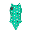 Costume intero bambina da allenamento PINUP 559PF Pecora nera, vista frontale