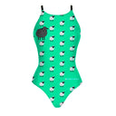 Maillot une pièce femme entraînement IBIZA 248IF - Mouton noir