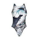 Costume intero donna da allenamento PINUP 522P - Raku, vista frontale