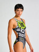 Maillot une pièce femme entraînement PINUP 566P - Quelle nuisance
