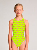 Maillot une pièce fille entraînement PINUP 560PF - Anges