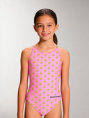 Maillot une pièce fille entraînement PINUP 557PF - Banane