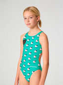 Maillot une pièce fille entraînement PINUP 559PF - Mouton noir