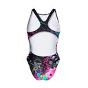Costume intero bambina da allenamento PINUP 523P - Astrosurf, vista posteriore