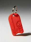 Portachiavi BONESWIMMER 3D - Rosso