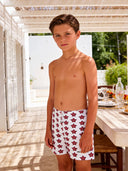 Boxer mare bambino Samoa N032SM - Fiore, dettaglio del modello
