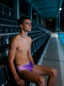 Collant homme d'entraînement ALASKA 002AF - Violet