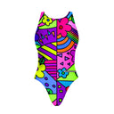 Costume intero bambina da allenamento PINUP 426PF - Pica, vista frontale