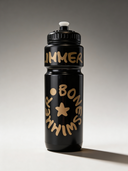 Borraccia Sport 750 ml con Tappo Beccuccio - BONESWIMMER Nera Logo Oro