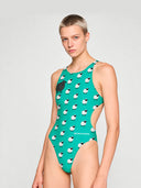 Maillot une pièce femme entraînement PINUP 559PF - Mouton noir