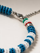 Bracciale Corsia Victory 604, dettaglio chiusura e tricolore