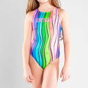 Costume intero bambina da allenamento PINUP 256P - Chlorine, guida vestibilità